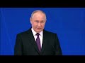 Fr poutine prononce son discours annuel  lassemble fdrale poutine  russie ukraine