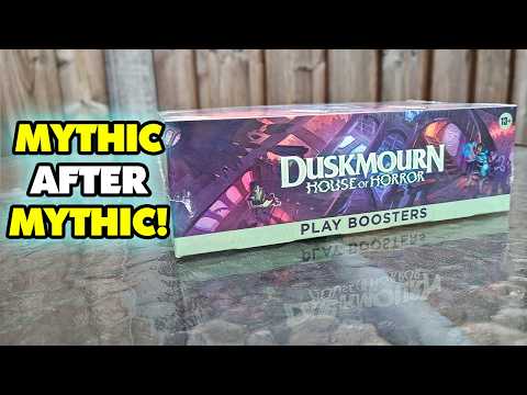 Magic The Gathering: Duskmourn Play Booster Box Unboxing - SO MANY MYTHICS IN ONE BOX!