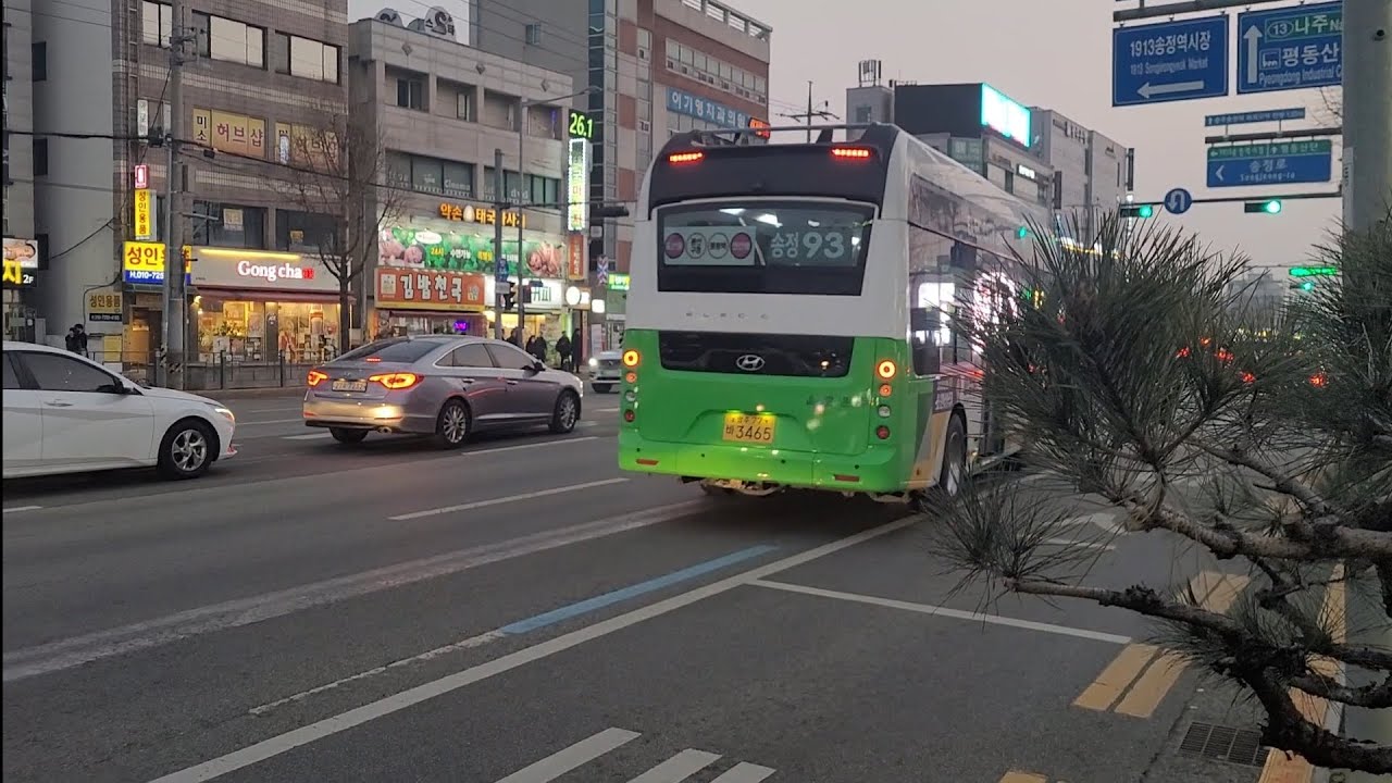 광주광역시 버스 송정93 (평동역(북)~광주송정역)