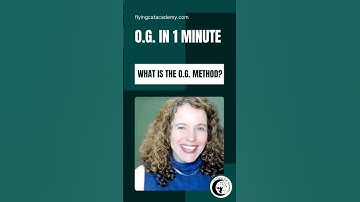 What is the Orton-Gillingham Method? #ortongillingham #literacy #reading