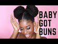 How To: Big Space Buns using Extensions Tutorial | Detailed