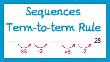 Sequences (Term-to-term Rule) - GCSE Maths