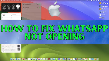 How To Fix Whatsapp not opening MacOS (2025)