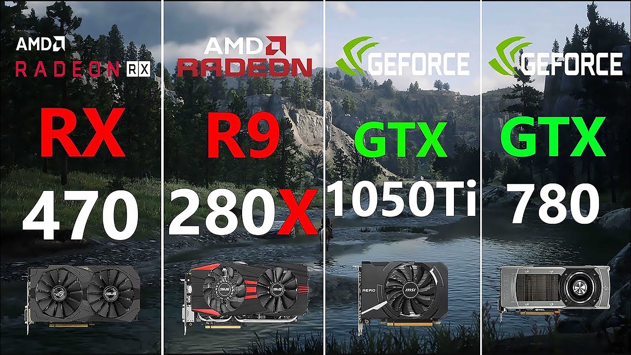RX 470 vs R9 280X vs GTX 1050 Ti vs GTX 780 Test in 7 Games 2025
