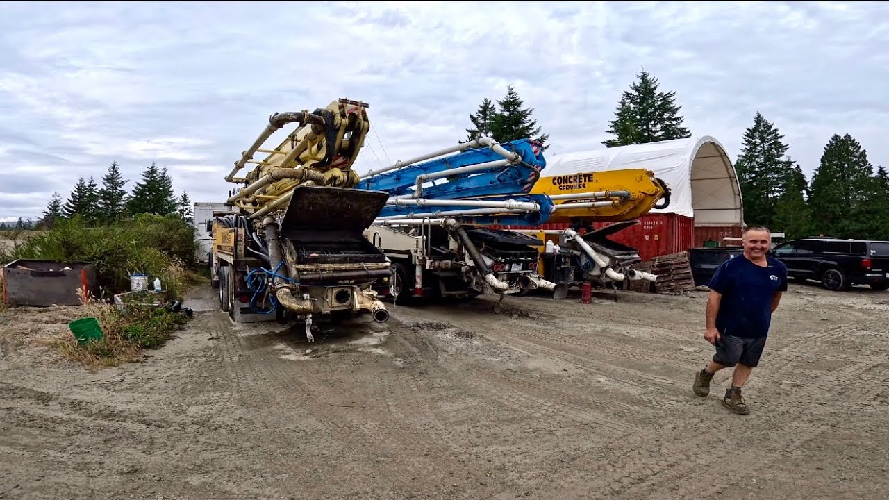 Putzmeister, Schwing, and Reinert Concrete Pumps (full fleet tour):