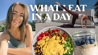 What I eat and workout to feel healthy & toned (plant based)