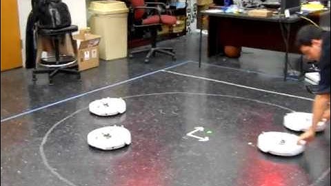 Formation Control of Four Wheeled Mobile Robots with Dynamic Centroid
