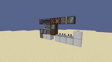 Minecrft JAVA redstone tutorial :  Ceiling double block extender