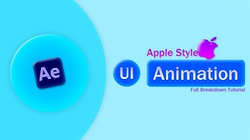 Smooth Apple UI Animation | Clean Motion Design in After Effects | Full Tutorial