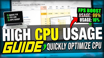 How To Fix 100% CPU For Gaming & Performance | Boost FPS & Fix High CPU Usage In 2021