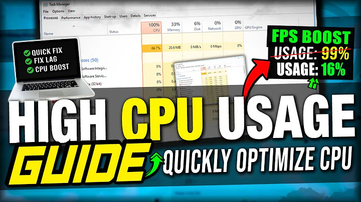 How To Fix 100% CPU For Gaming & Performance | Boost FPS & Fix High CPU Usage In 2021