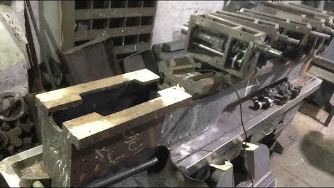 How make had stock ready part off lathe machine technical machine #machinelearning #technology