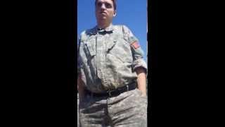 Fake Soldier Asking For A Cigarette Gets His Patch Ripped Off By A Veteran