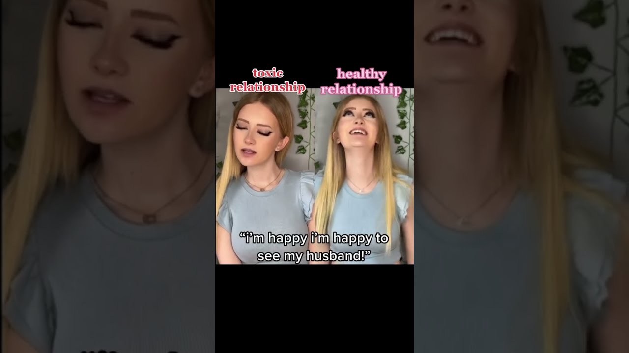 POV Toxic Vs Healthy Relationship When Seeing There Partner Acting Shortsvideo