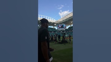 Justin Fields Walks Out at Hard Rock Stadium 🎸
