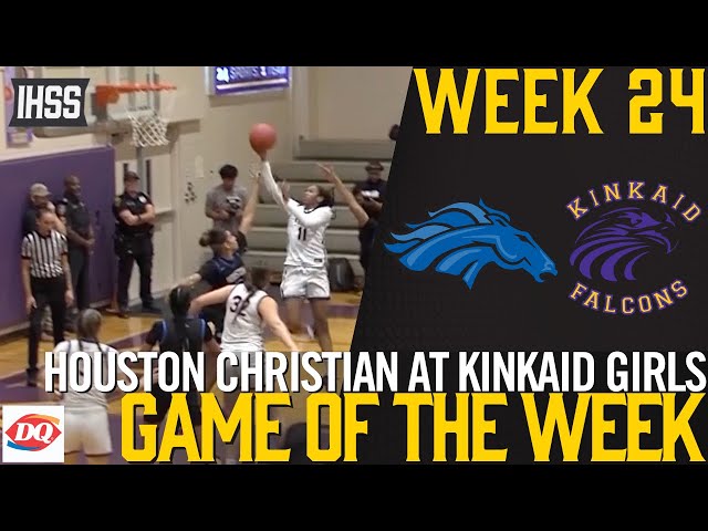Kinkaid vs Houston Christian Girls Basketball Highlights | Falcons Win 10th Straight