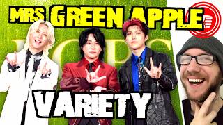 Mrs GREEN APPLE ✨ VARIETY ...reaction to the closing track from POPS that's clearly for the fans!