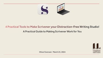 4 Practical Tools to Make Scrivener your Distraction Free Writing Studio