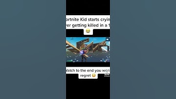 Fortnite Kid Starts Crying After Getting Killed In A 1v1 #fortnite #memes #shorts