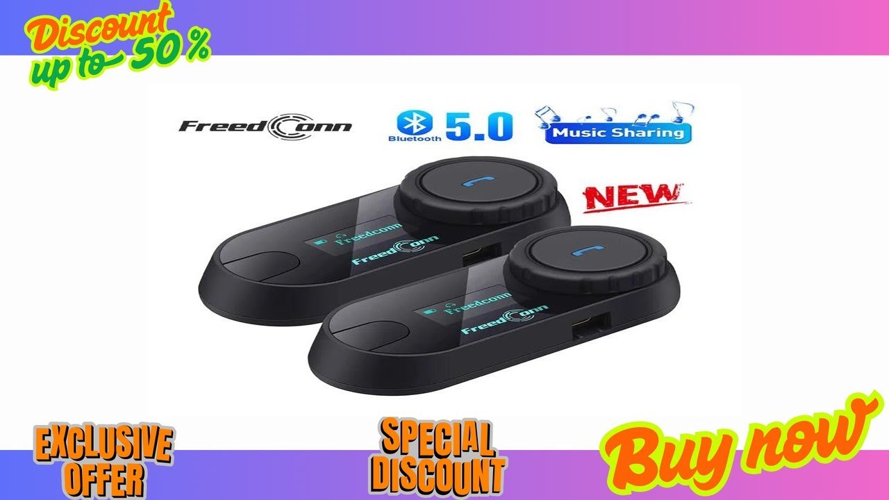 Buy Freedconn T Com SC Bluetooth Motorcycle Intercom Helmet Headset Wireless Communication Interpho