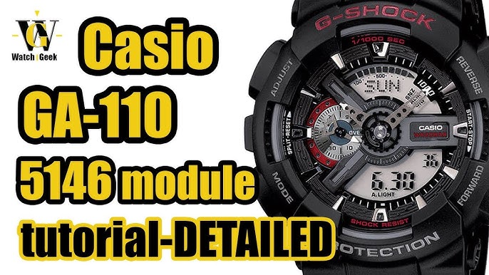 g shock ga 110 reset