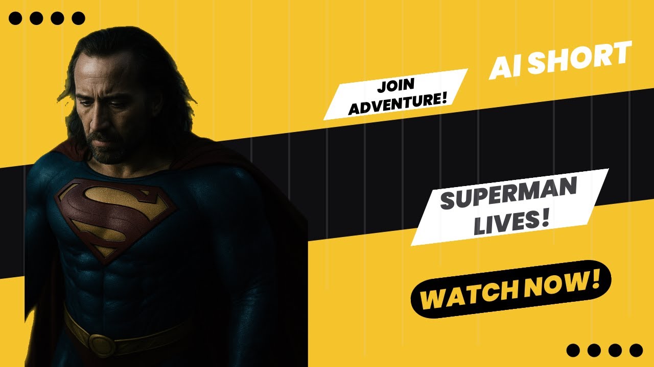 SUPERMAN LIVES — The Death of Superman | Nicolas Cage × Tim Burton (Fan Scene)