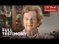 Jewish Survivor Irma Illes Full Testimony | USC Shoah Foundation