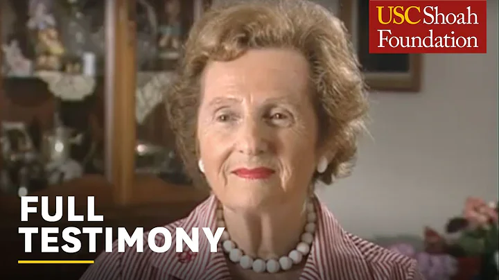 Jewish Survivor Irma Illes Full Testimony | USC Sh...