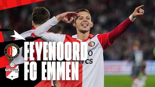 THAT ESCALATED QUICKLY! 😆 | Highlights Feyenoord - FC Emmen | Eredivisie 2022-2023