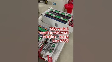 51.2v vertival semi-box with MB31 pace bms ，pls contact me ：wsp ➕8618902310401  #lithium #home