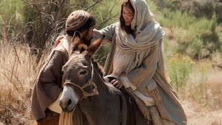 Little Donkey with lyrics and scenes from The Nativity chords