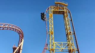 Daredevil Dive Front Row POV~ Six Flags Over Georgia 2021