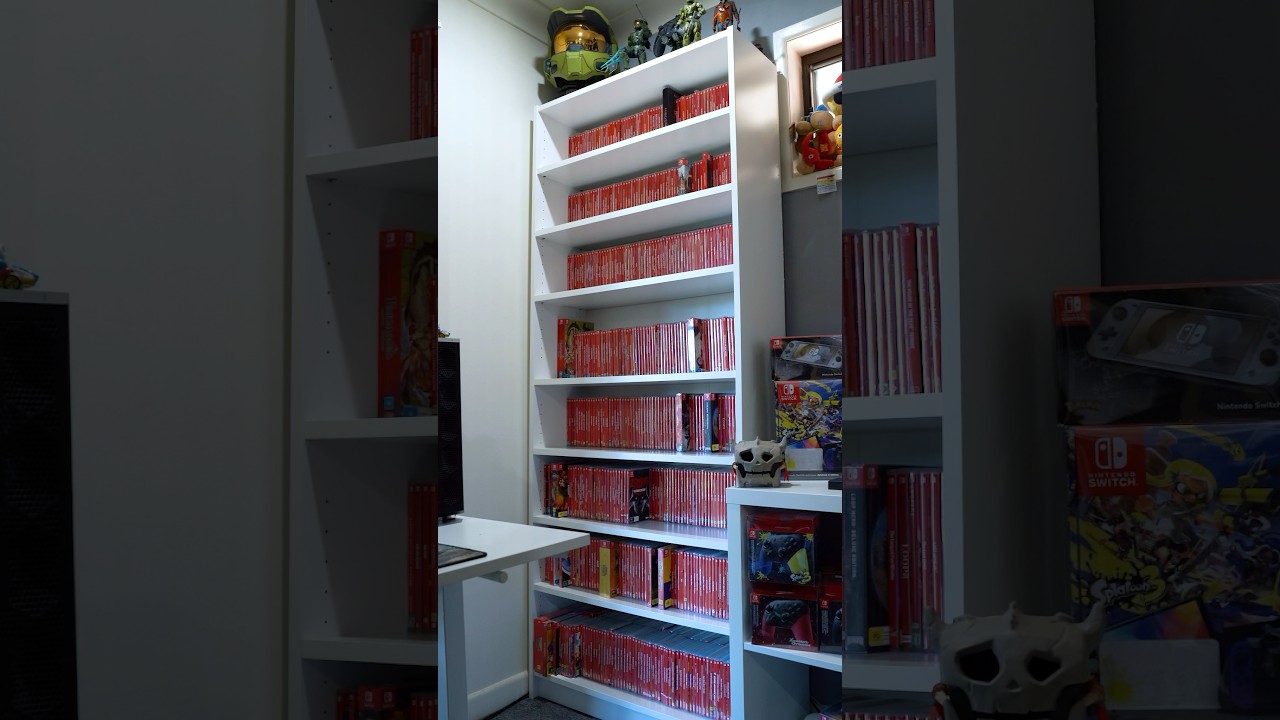 The Ultimate Nintendo Switch Shelf ⭐️ #nintendo #nintendoswitch