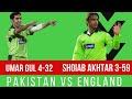Shoaib akhtar and umar gul magical bowling vs england 2010pure pace and swing