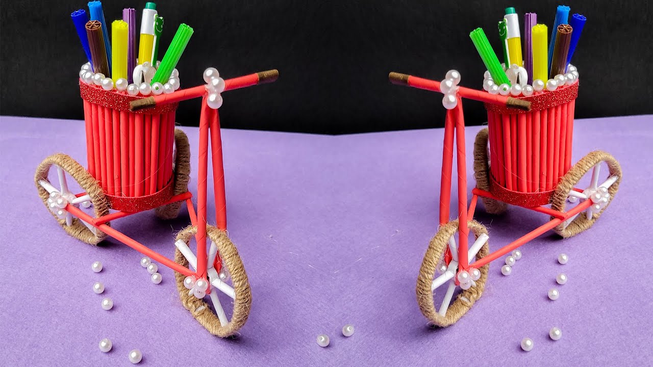 DIY Pencil Holder Ideas How to make Pencil Holder with waste