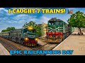 I Caught 7 Trains In A Single Day! 🎦 | Epic Pakistan Railways Railfanning