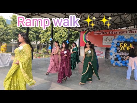Fusion Ramp Walk Dance fusion + Ramp walk choreograph by swati savita #kvs #farewell # ...
