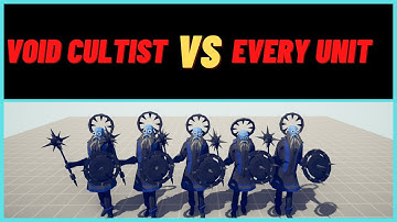 Void Cultist VS Every Unit - TABS - Totally Accurate Battle Simulator