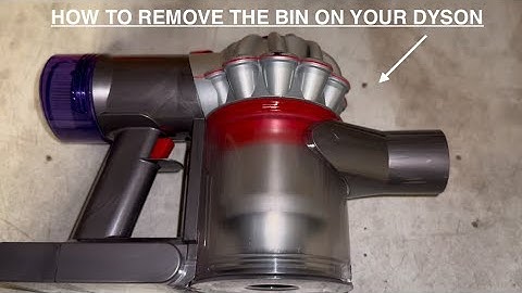 DYSON V7 & V8 - HOW TO REMOVE THE DUST BIN