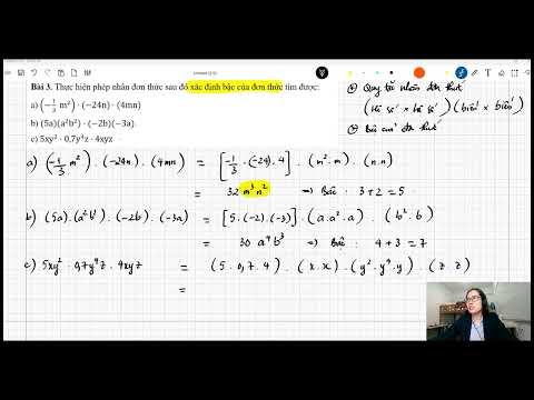 Video Toán 7 - Bài tập về biểu thức đại số, đơn thức, đơn... - youtube