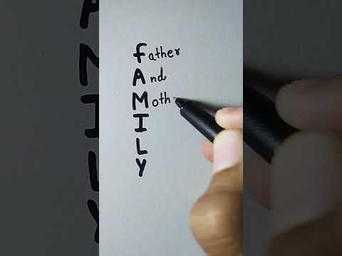 family full form ♥️ #4 #art #artist #sketch #drawing #shorts #viral #trending #family #subscribe