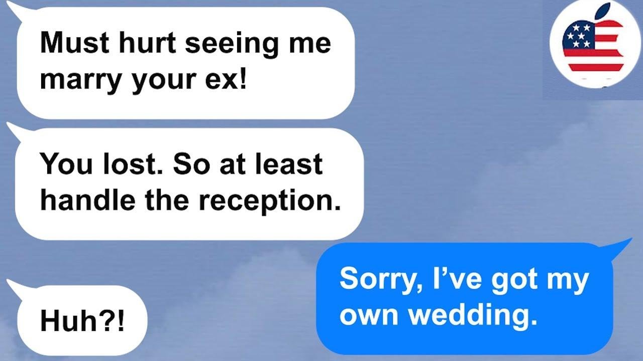 【Apple】My sister wanted me to handle reception at her and my ex's wedding, but I had a wedding too!