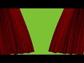 No Copyright Opening Close Curtain Green Screen Play Drama Theatre Green Screen Free Download