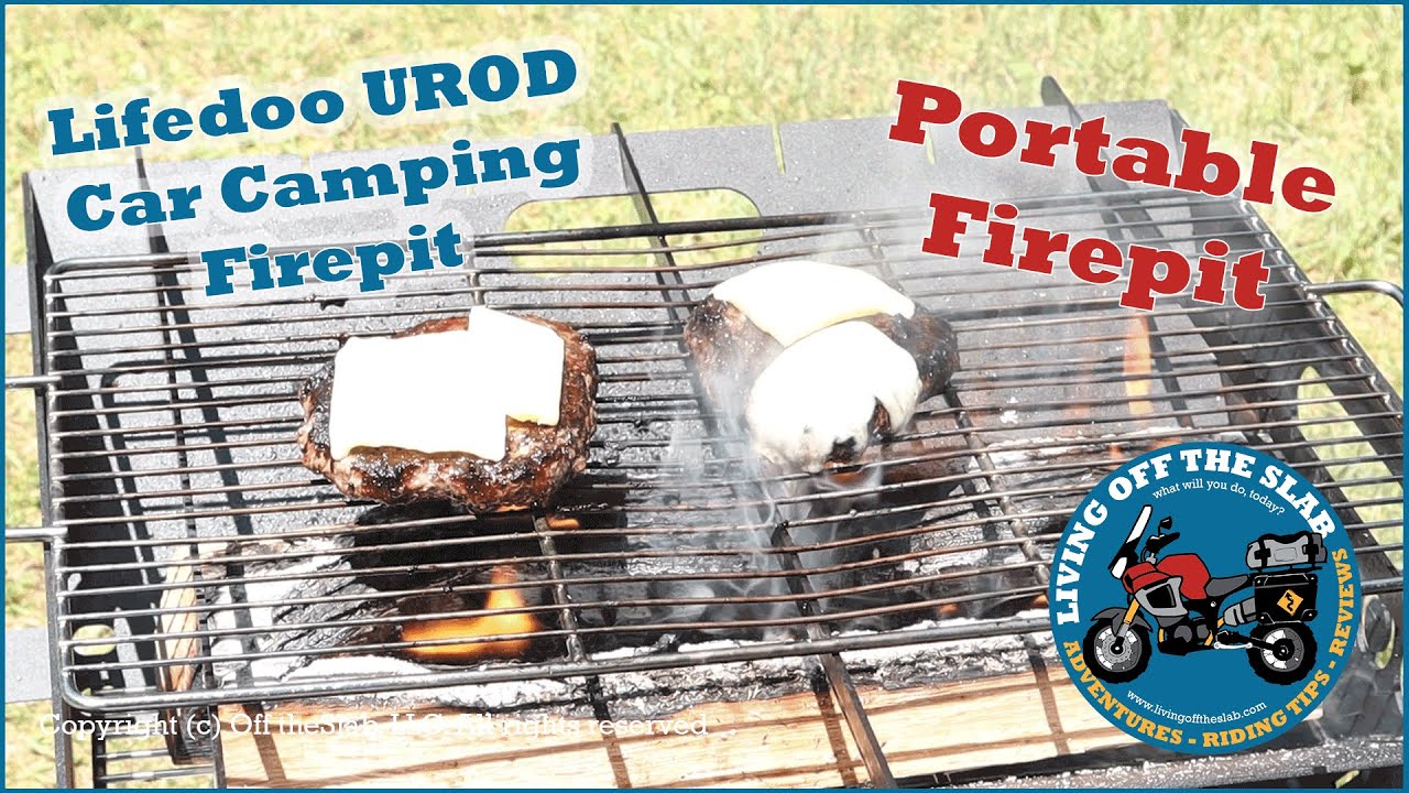 Portable Firepit for Car/Bike Camping | Lifedoo UROD Firepit