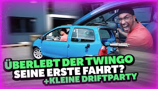 JP Performance  Überlebt der R1 Twingo seine erste Fahrt? + Driftparty