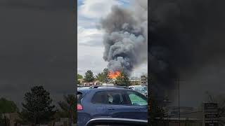 fire in Cheyenne Wyoming biggest fire in decades #fire