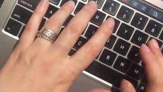 study with me typing ASMR | light background noise | 1 hour keyboard screenshot 3