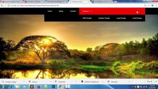 Responsive Dropdown Menu // Web Design Tutorials