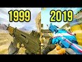 Evolution Of The Galil In Counter Strike On Dust Map 1999 2019 
