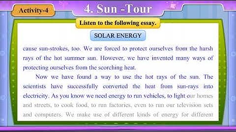 std 8 english sem 1 unit 4 activity 4 part 1